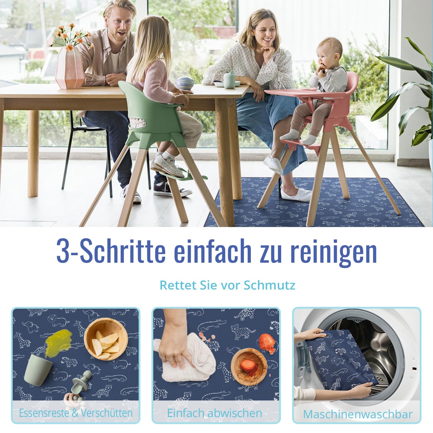 Thumbnail 4 de Spritzschutzmatte fürs Füttern 128 x 128 cm