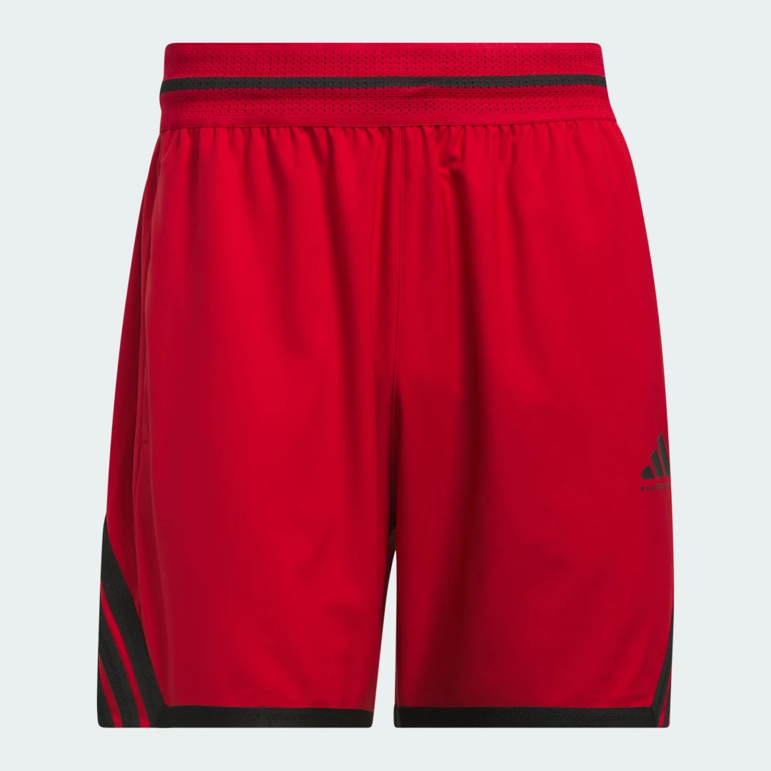 Detalle 2 de Pantalón corto adidas Crazy Lite — rojo