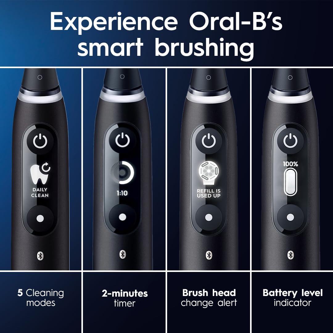 Thumbnail 4 de Oral-B iO Deep Clean Deep Clean + Protect Electric Toothbrush with 2 Heads