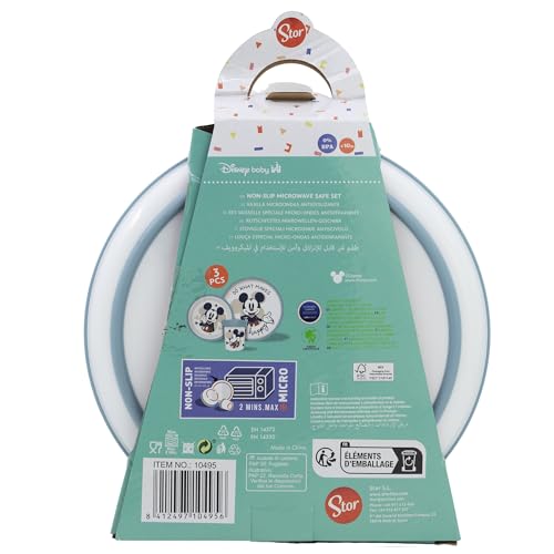 Detalle 1 de Stor SET 3 PCS Vajilla bicolor antideslizante 3 piezas