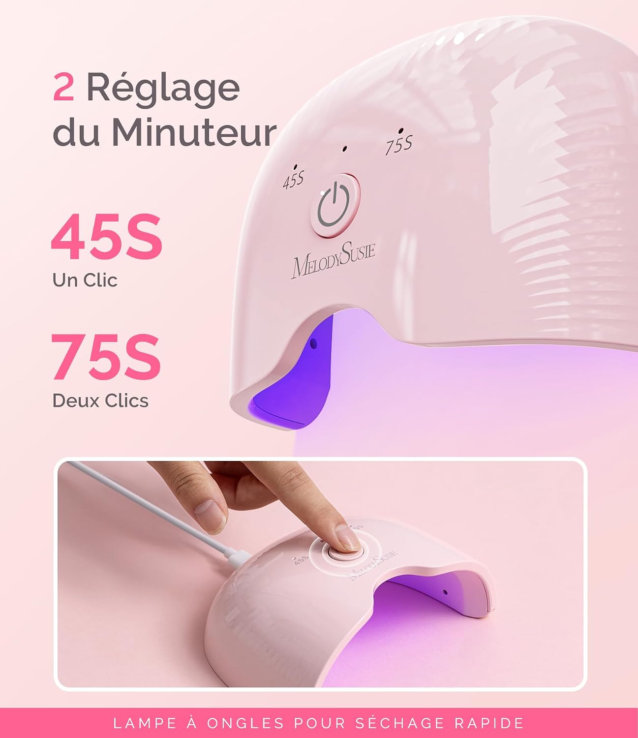 Detalle de MelodySusie P-Art06F lampe UV 6W compacte