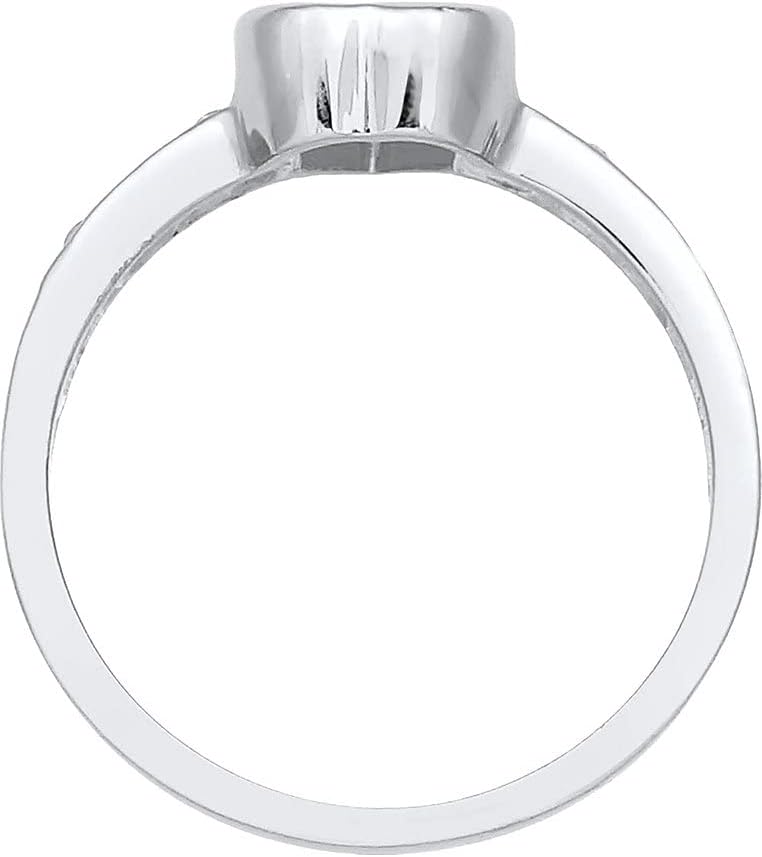 Detalle 2 de Elli Damenring Herz Liebe 925 Silber