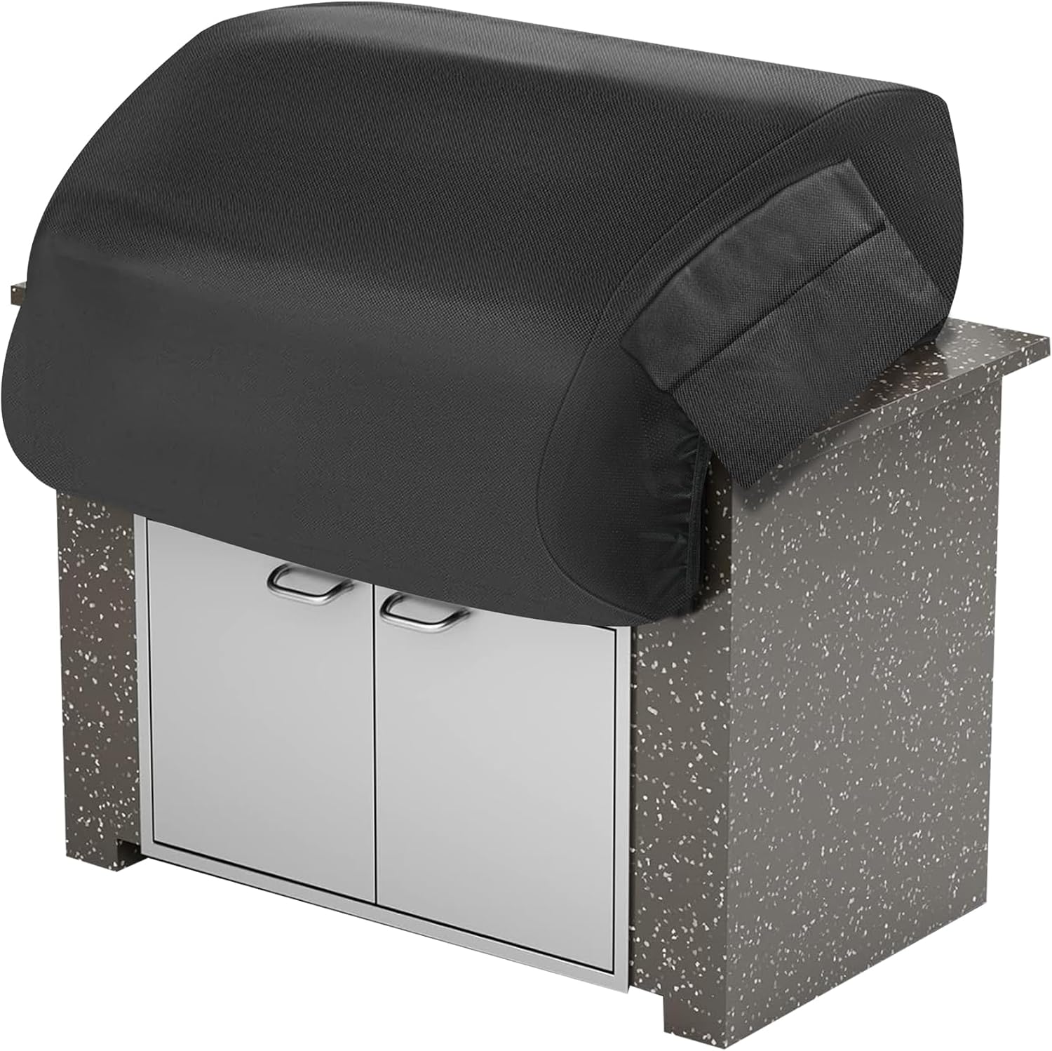 Detalle de Blackhoso BLZ-32 Built-In Grill Cover, 37 x 21.6 x 14.2 in, Felt Backing
