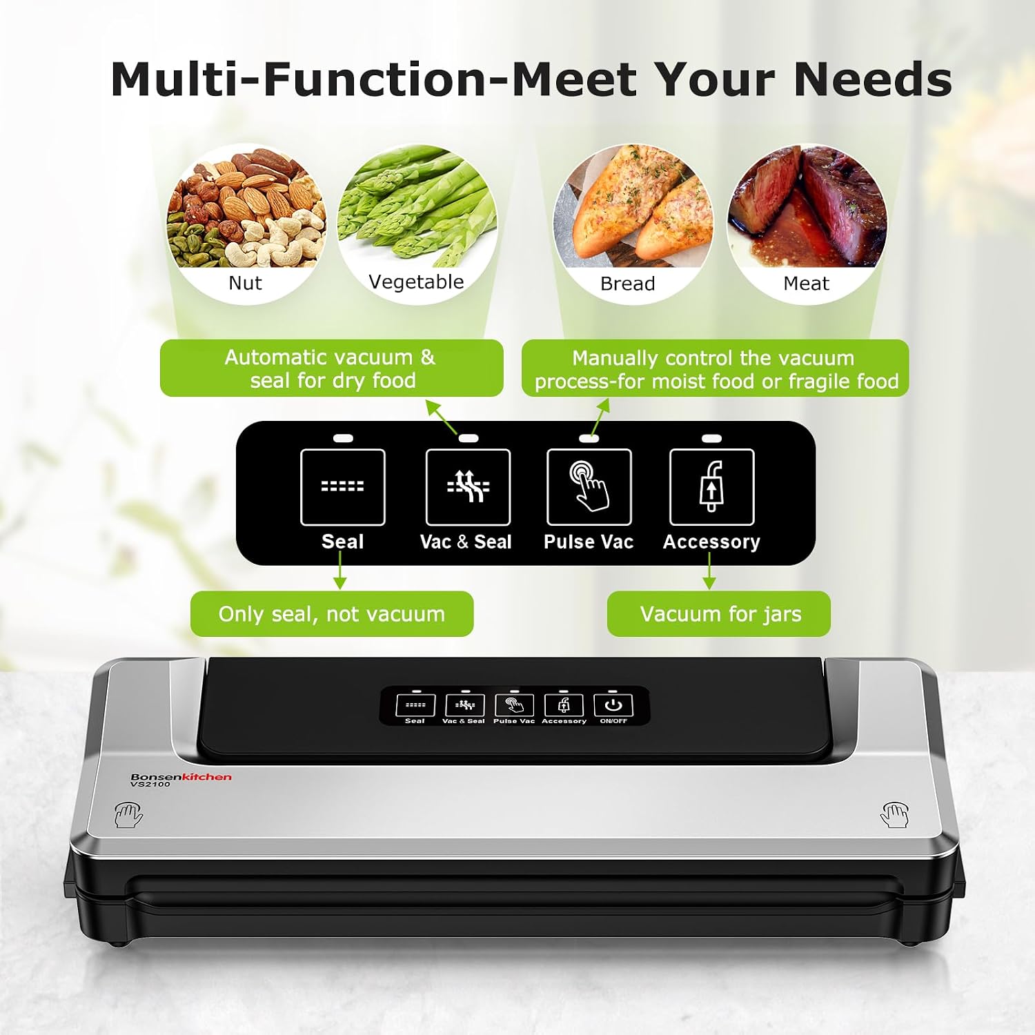 Thumbnail 1 de Bonsenkitchen Vacuum Sealer