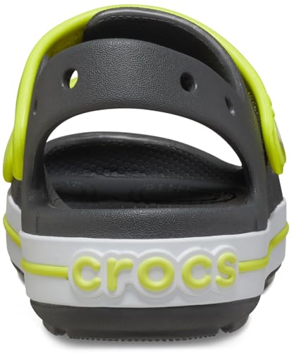 Detalle de Crocs Crocband Cruiser Sandal K: sandalia unisex infantil en Slate Grey (EU 36/37)