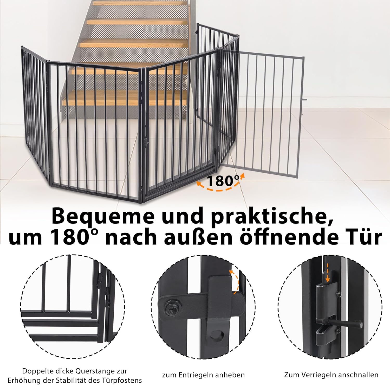 Thumbnail 3 de QEENTOE Kaminschutzgitter 305 cm 🚪