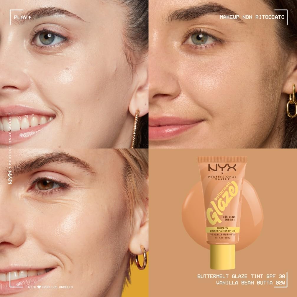Detalle de NYX Professional Makeup Fondotinta Illuminante 02 Vanilla Bean Butta – incarnato uniforme e luminoso
