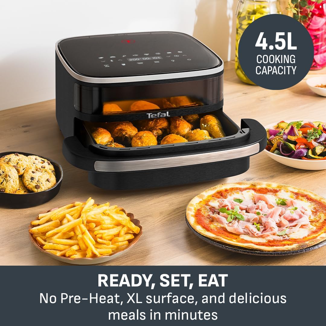 Detalle 1 de Tefal Easy Fry Pizza Digital Air Fryer 4.5L