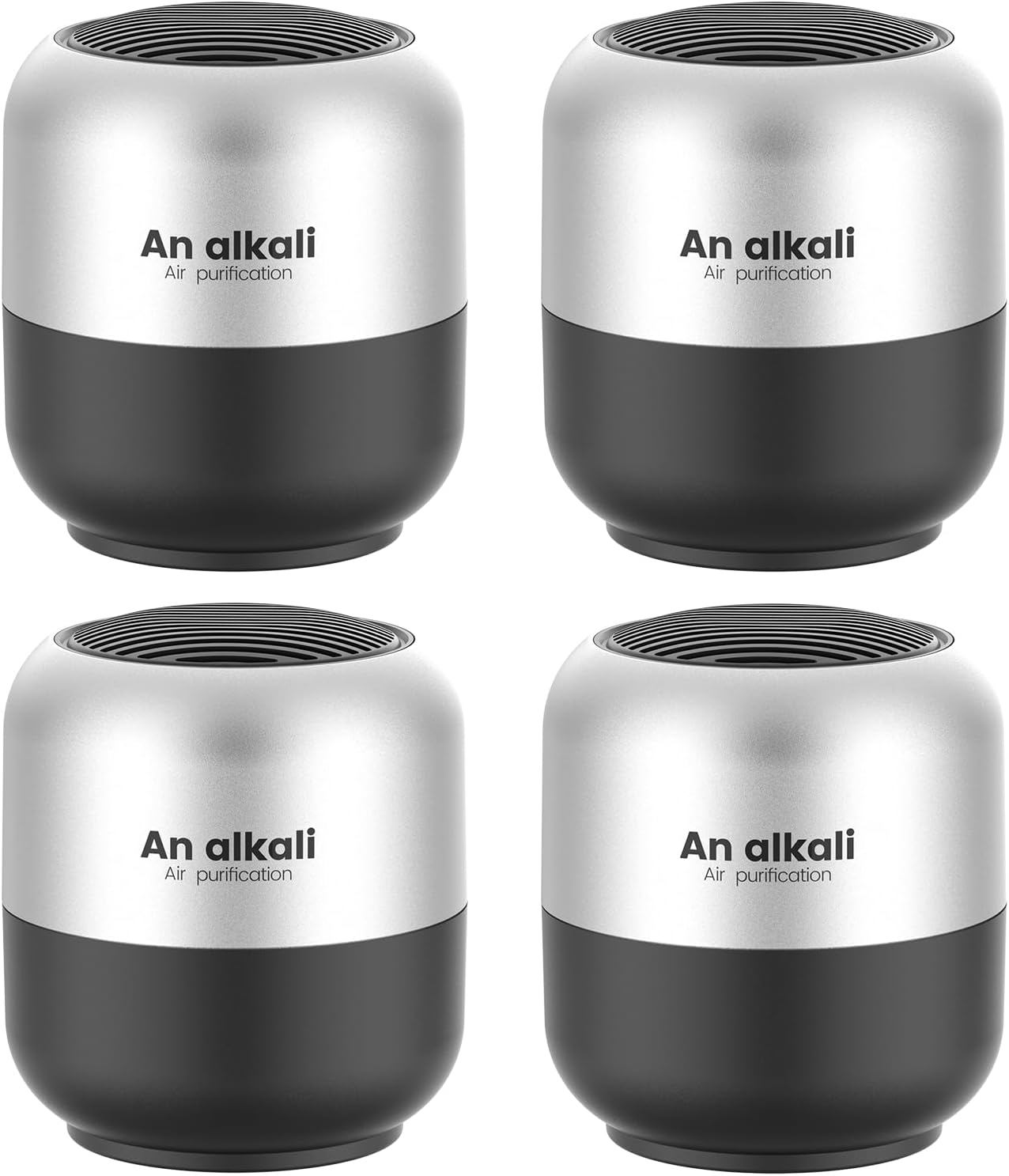Detalle de 4-Pack Refrigerator Deodorizer, Black, AOP Alkali Technology, No Power Needed