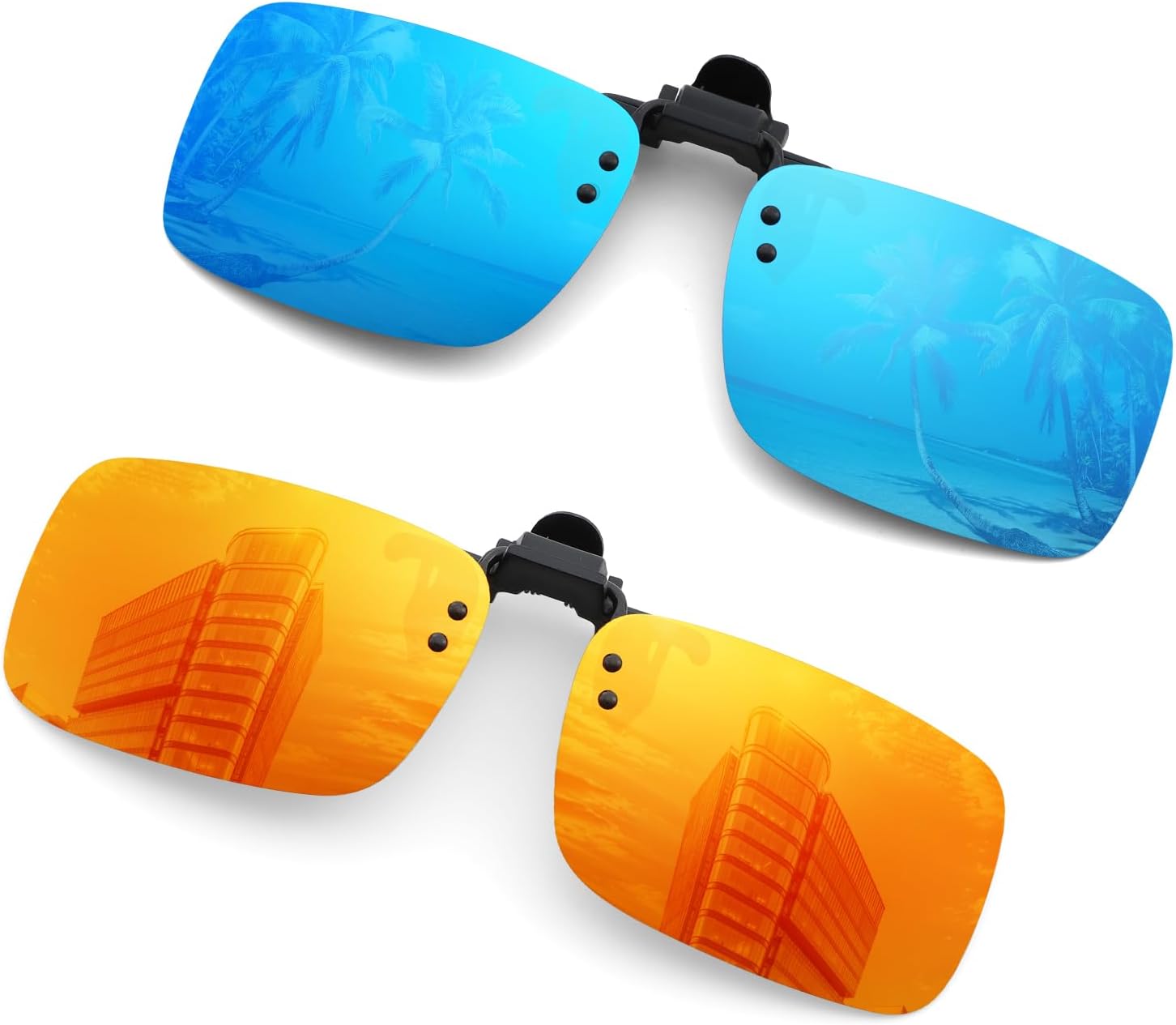 Detalle de Hifot Clip-On Sunglasses 4-Pack