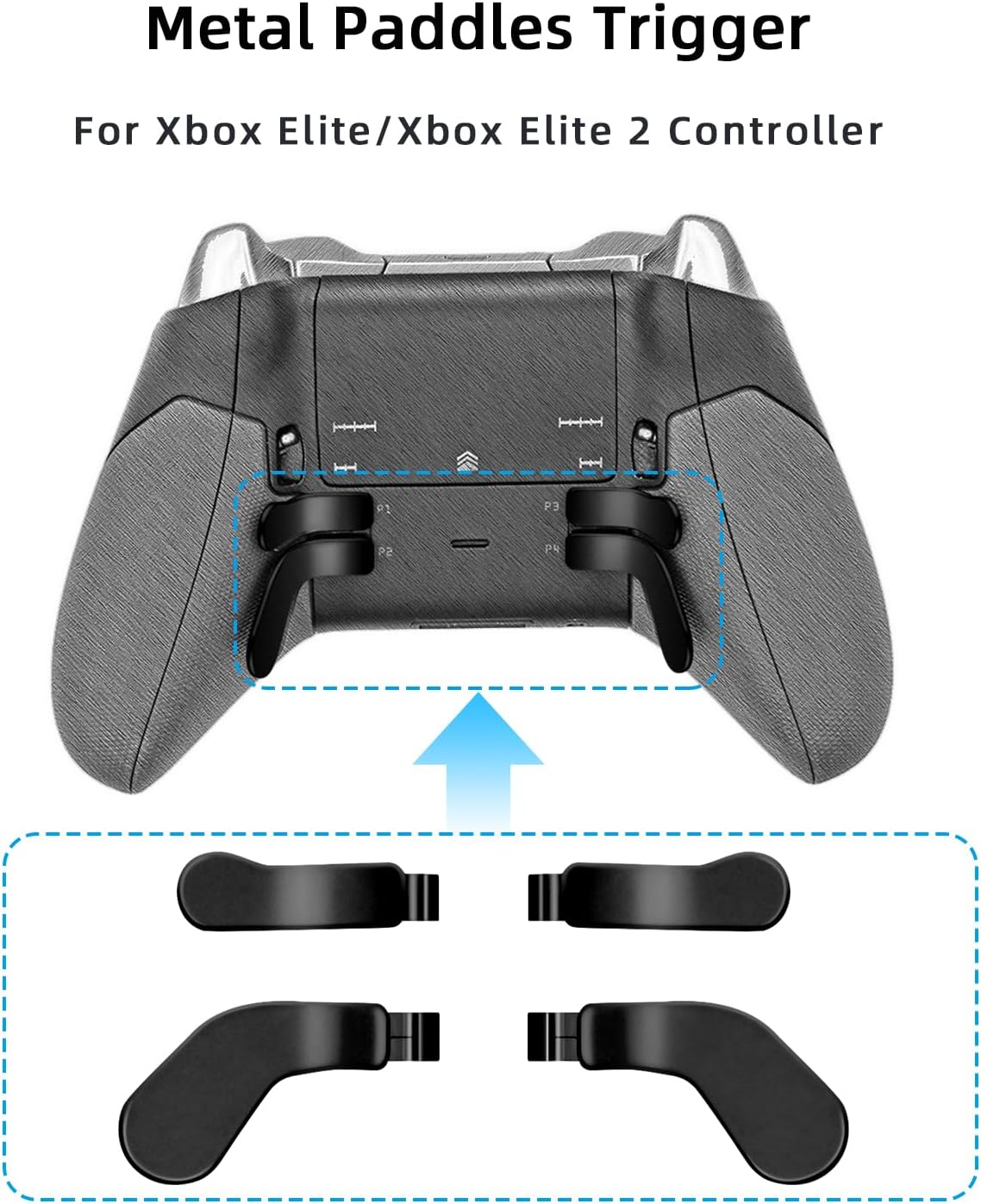 Thumbnail 2 de Mcbazel 4 palettes de déclenchement Xbox Elite