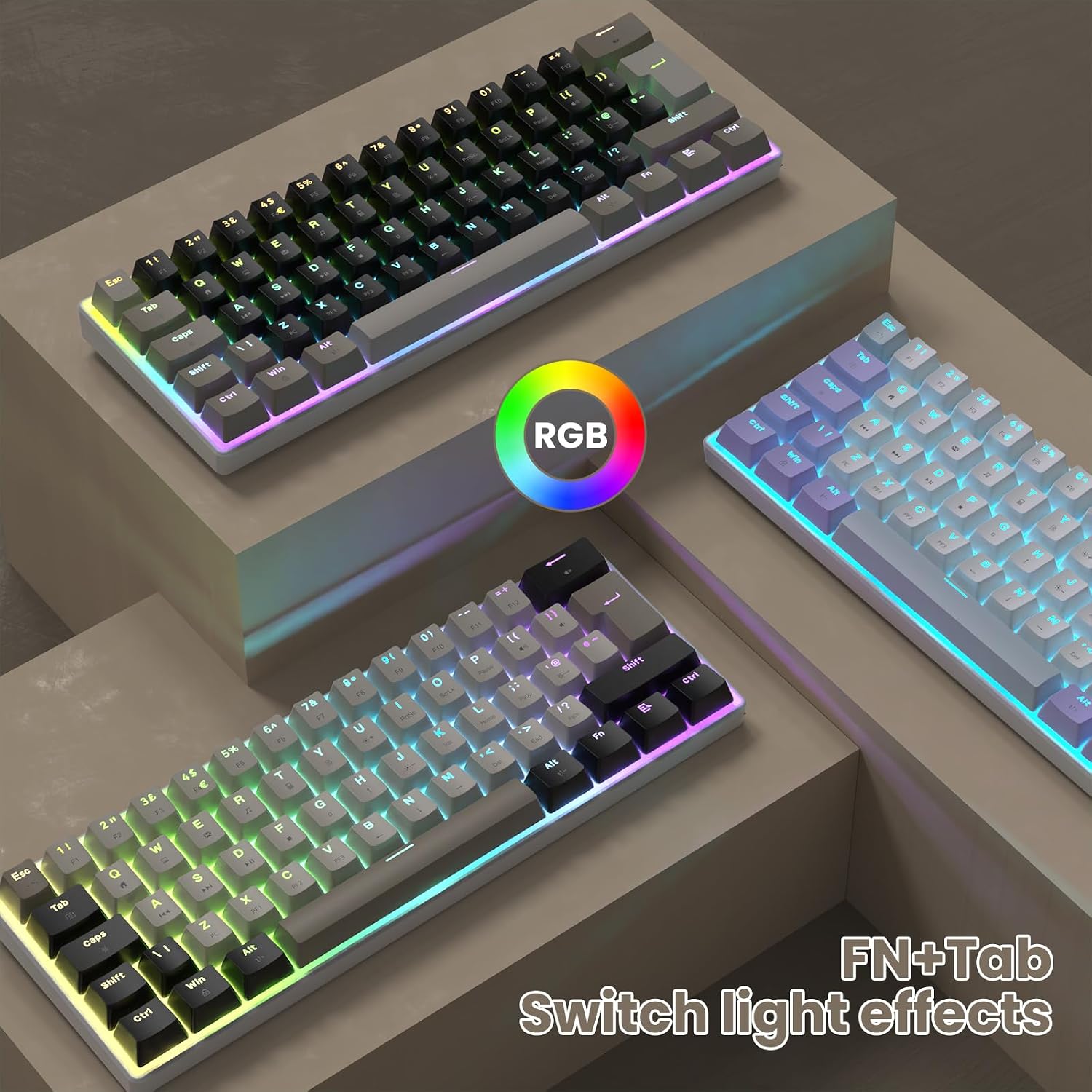 Detalle 1 de MAGIC-REFINER MK21 60% mechanical keyboard