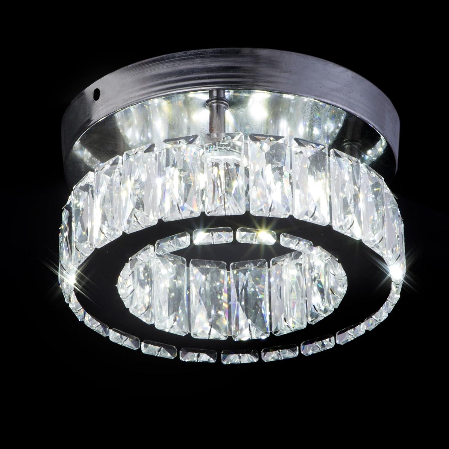 Thumbnail 6 de FRIXCHUR 005 mini-kristallkrona med LED och kallvitt ljus
