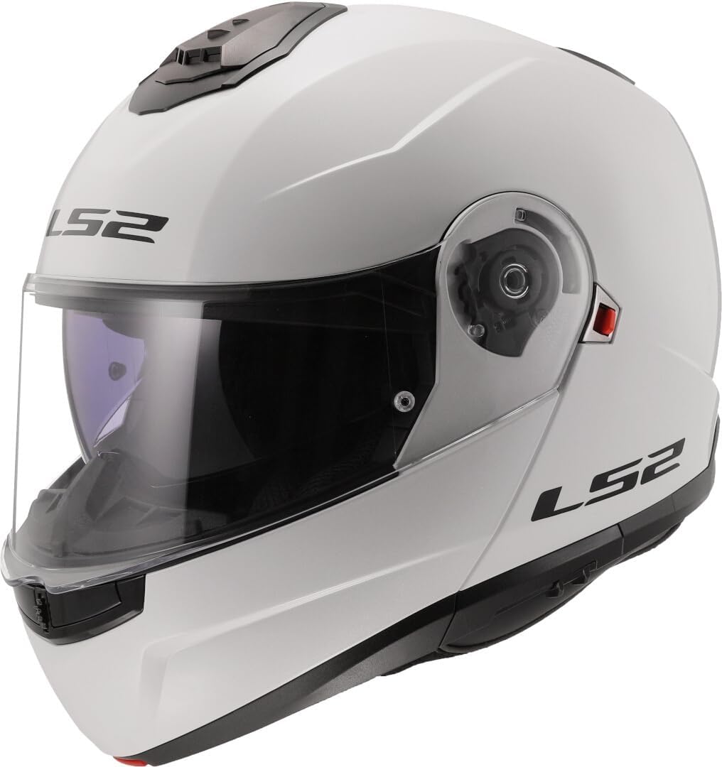 Thumbnail 3 de LS2 Strobe II Modulare - Casco Moto Gloss White, taglia M
