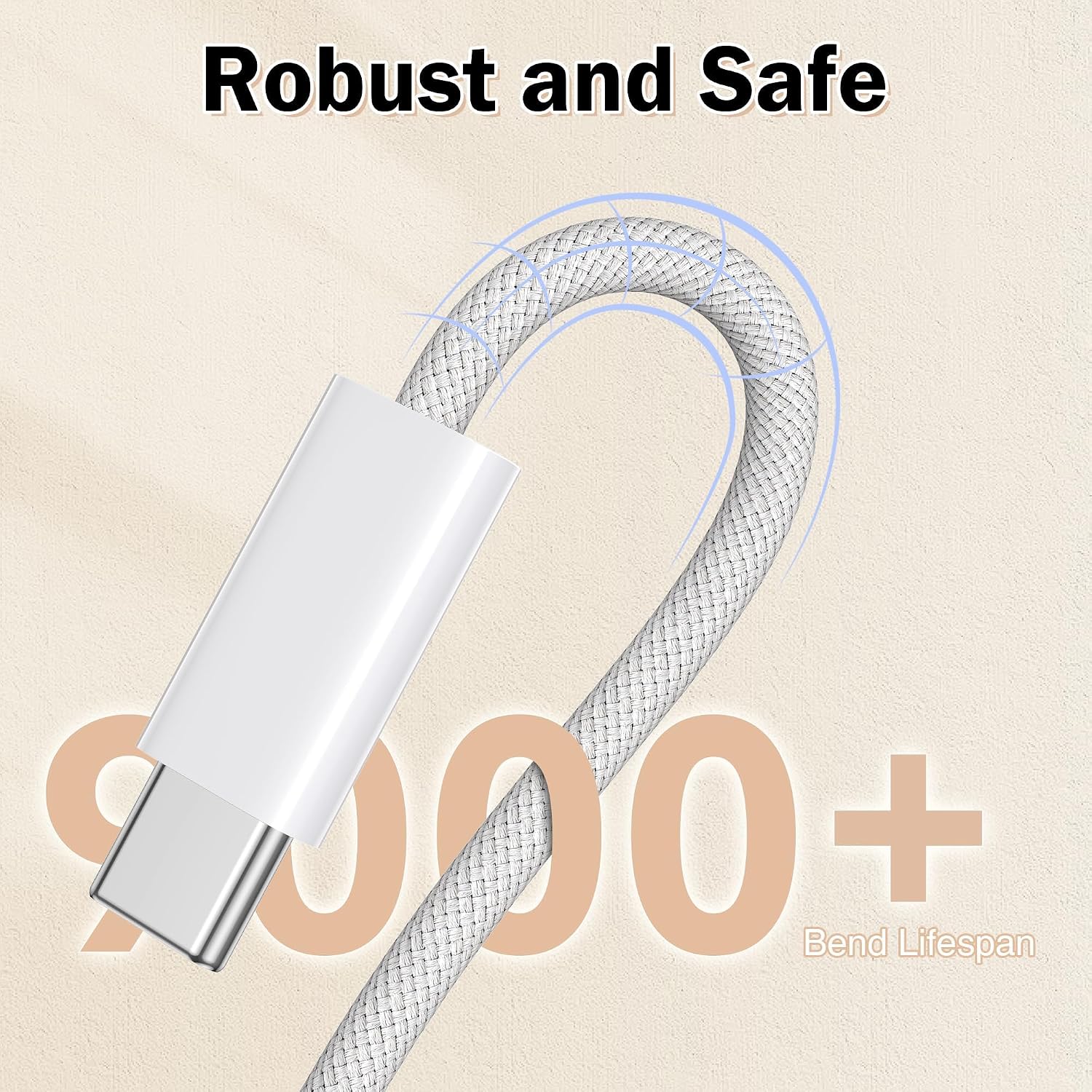 Thumbnail 4 de Samsung USB C Kabel 2er Set mit 2 m Ladekabel 3.1A