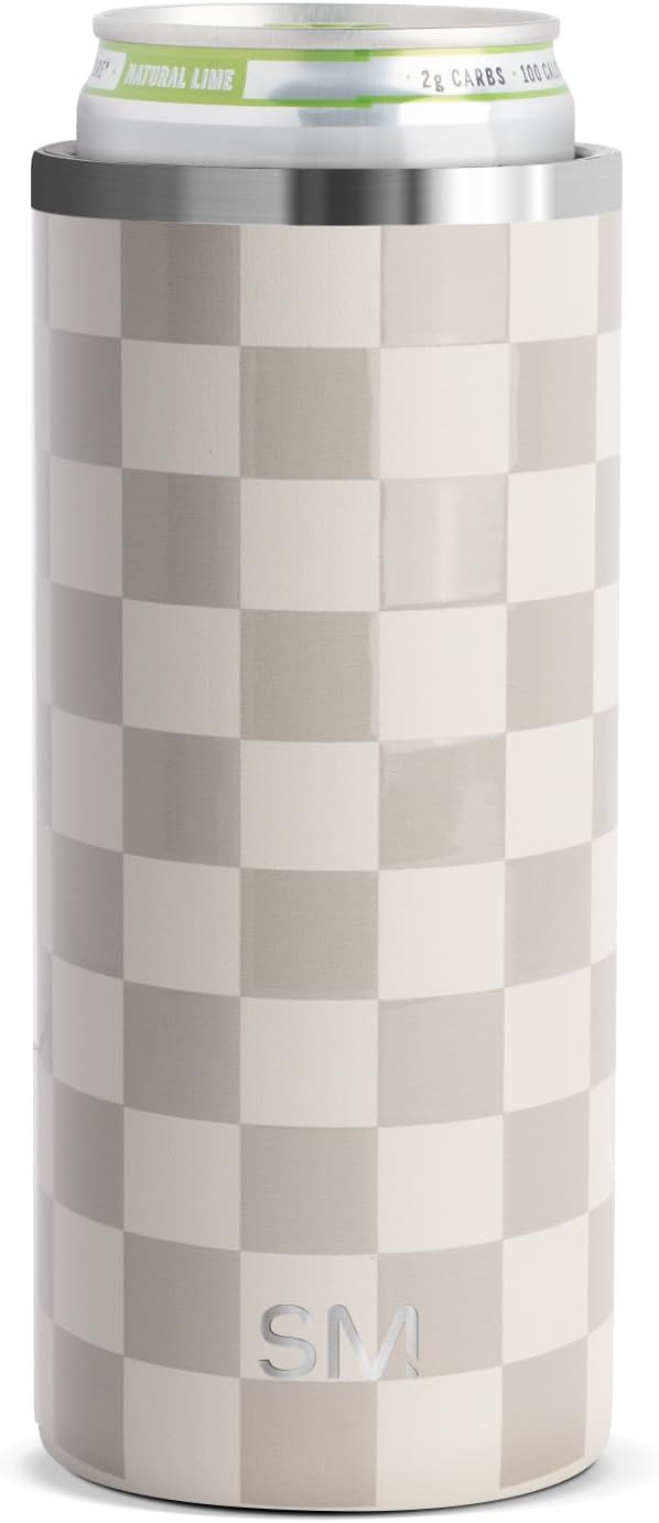 Thumbnail 6 de Simple Modern Skinny Can Cooler | Cream Leopard 12oz Slim Insulated Tank (Ranger Collection)