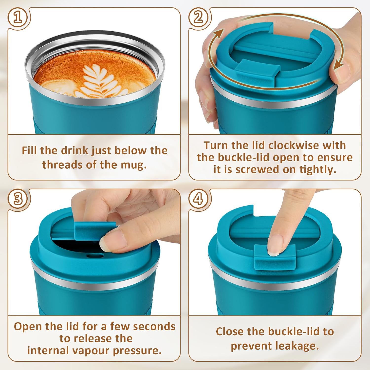 Thumbnail 5 de KETIEE Kaffeebecher 380 ml