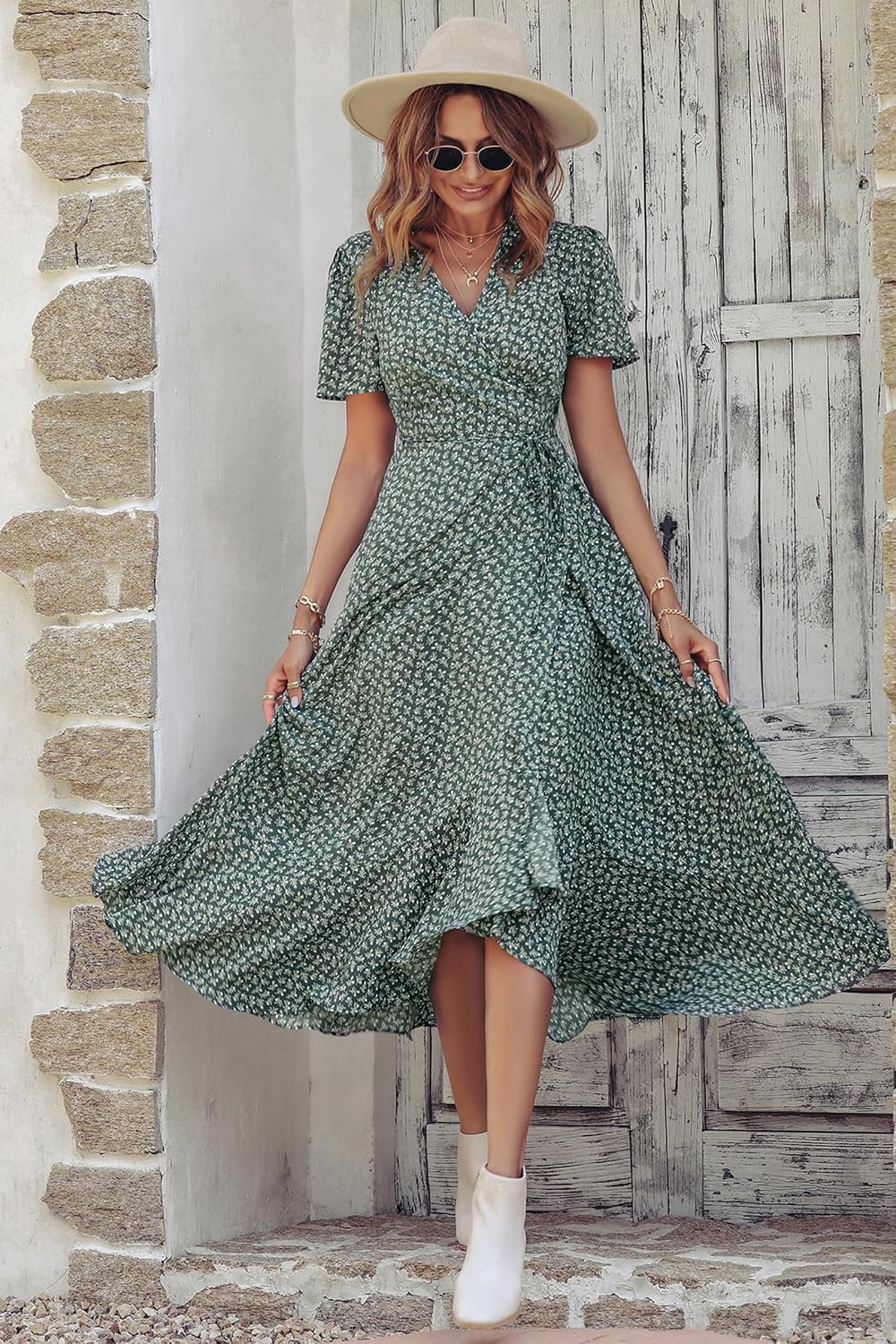 Thumbnail 5 de PRETTYGARDEN Boho Floral Maxi Dress XS–XXL