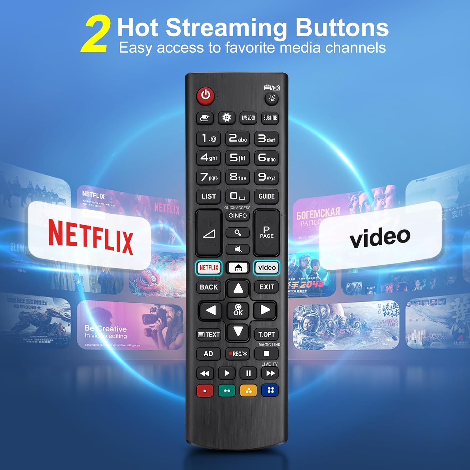 Thumbnail 2 de OMAIC LG TV remote replacement 3 pack