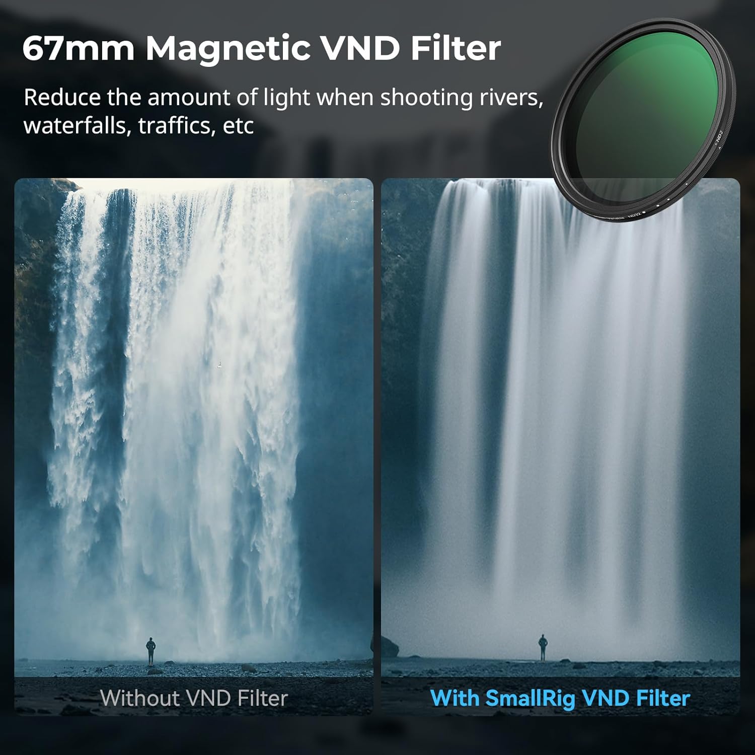 Thumbnail 2 de SMALLRIG 5-in-1 Objektivfilter 67 mm
