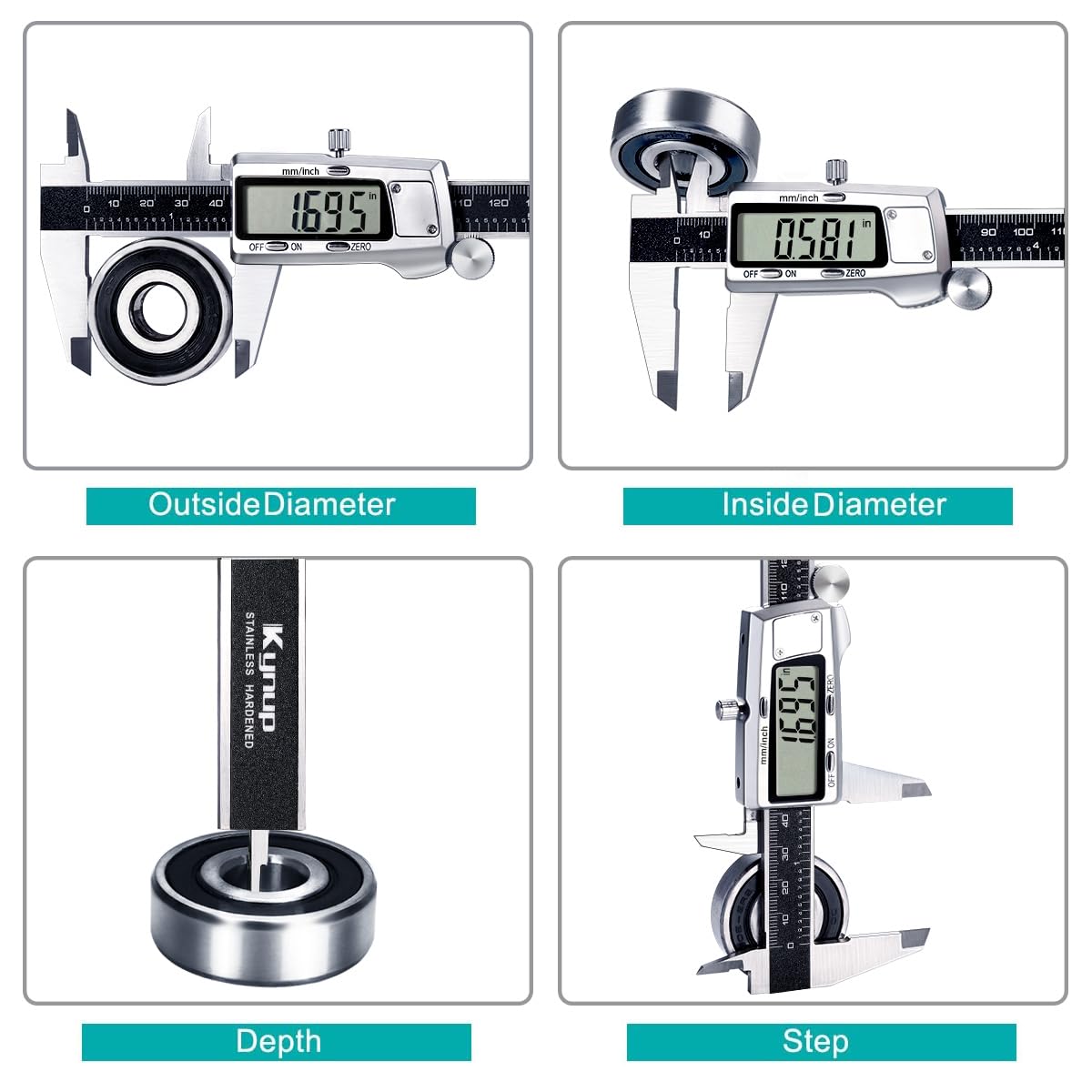 Detalle de Kynup Digital Caliper 150mm electronic caliper