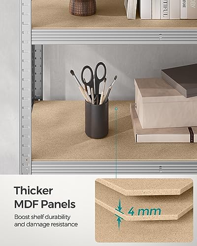 Thumbnail 7 de SONGMICS 5-Tier Heavy-Duty Shelving Units (Set of 2) – Boltless Steel Shelves for Garage and Shed
