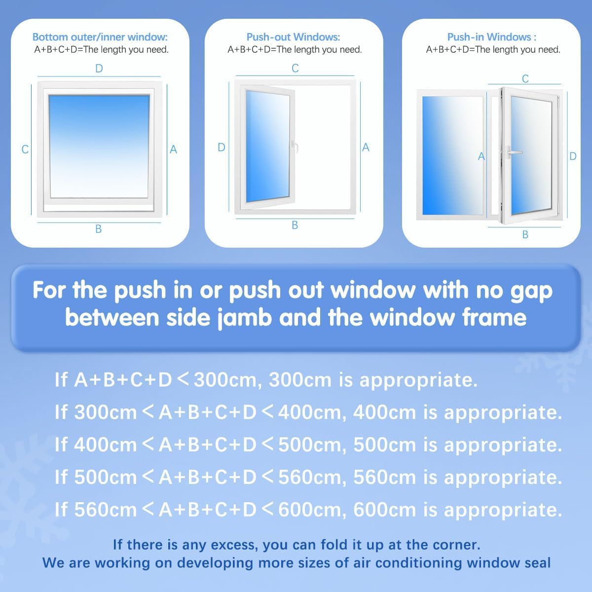 Thumbnail 6 de MOEGFY AC Window Seal: Portable Universal Window Kit for Mobile ACs and Tumble Dryers