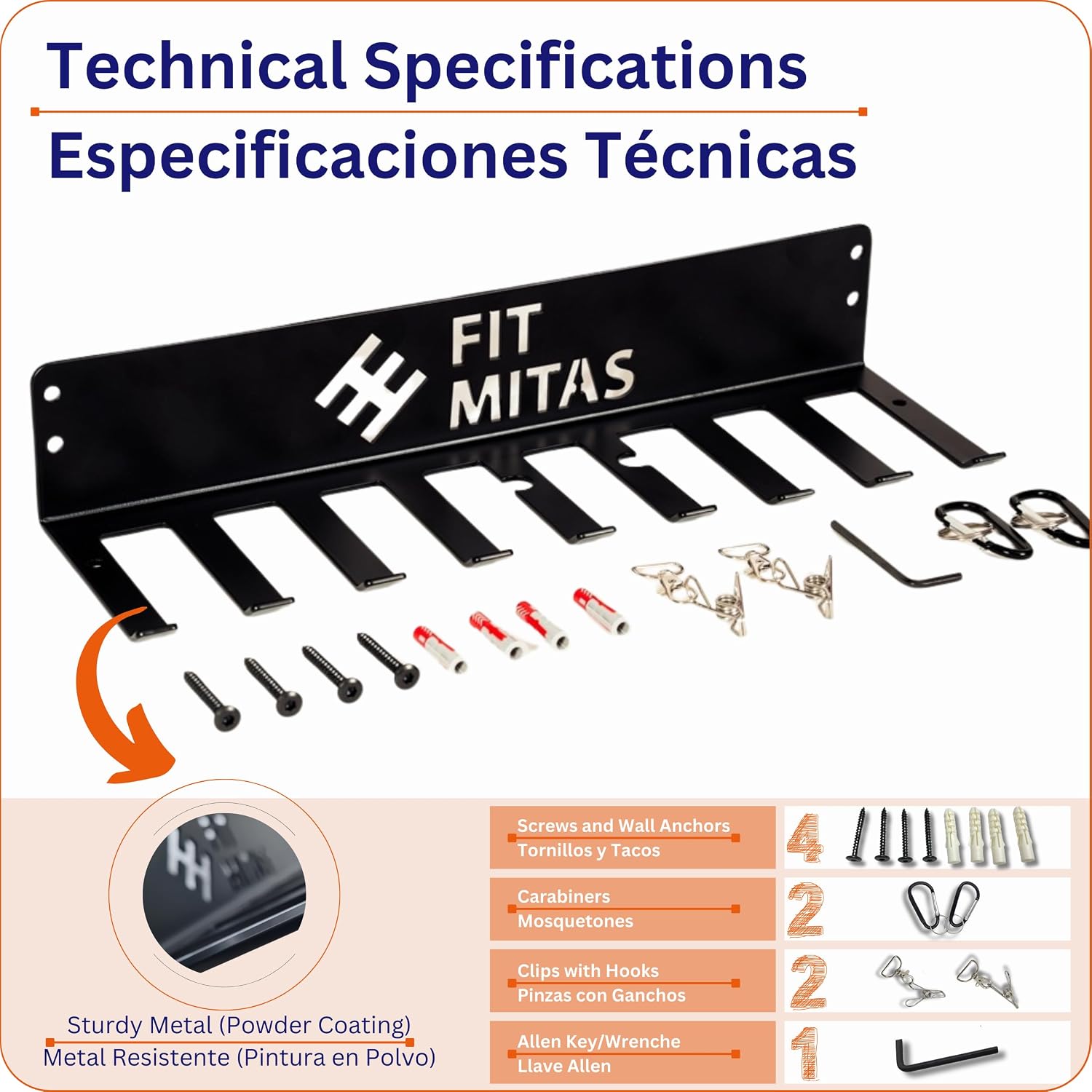 Thumbnail 6 de Fit Mitas Rack Musculación y Kit Gimnasio en Casa