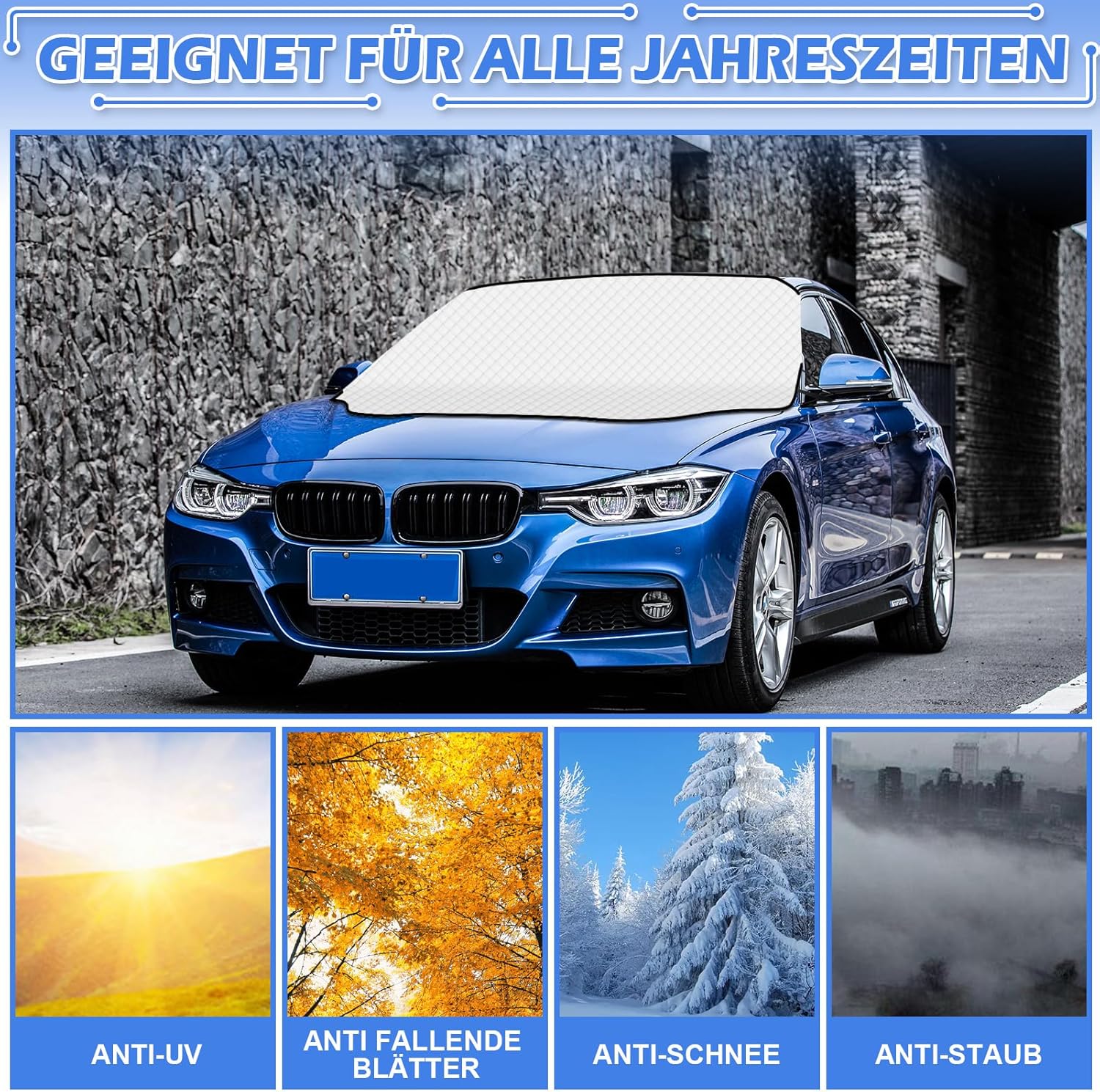 Thumbnail 4 de Tevlaphee Frontscheibenabdeckung 197×157×128 cm