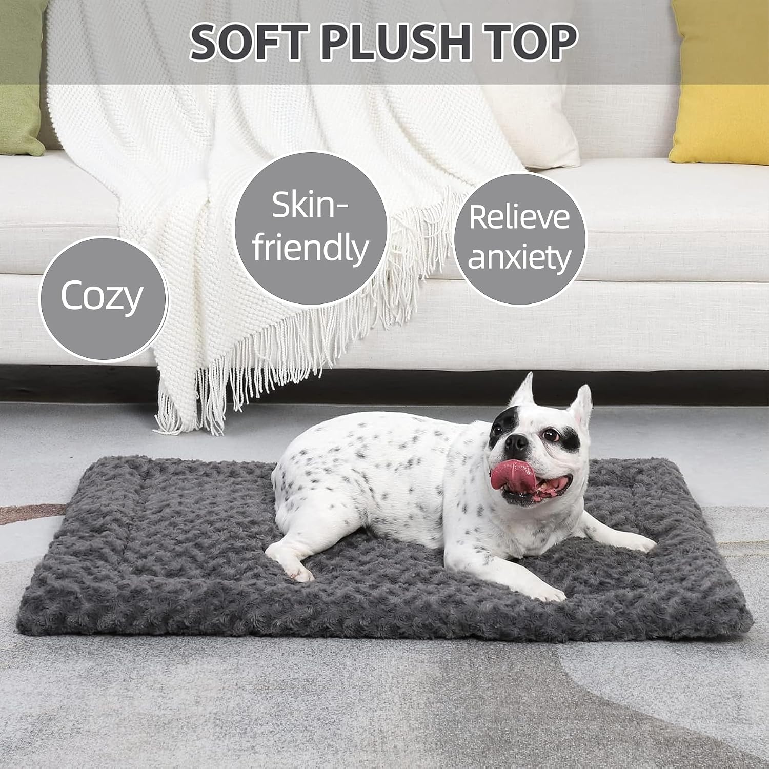 Detalle 2 de Exsnugy Dog Bed Mat, 42 x 28 Inches