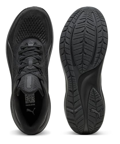 Detalle de Puma Skyrocket Lite Unisex – Tenis Negro Plata Mate, 39 EU