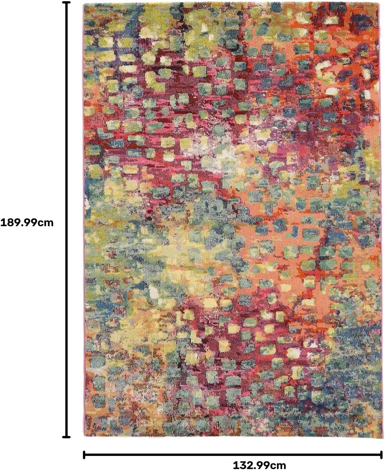 Detalle 2 de RugVista Davina Rug, 133 x 190 cm, multicoloured, medium pile