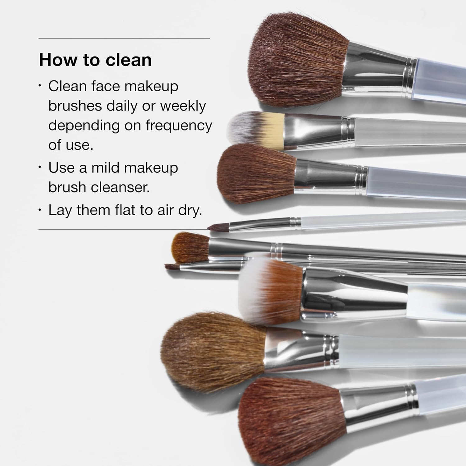 Thumbnail 3 de Clinique Flat Concealer Brush (Undereye + Face Blending) for Makeup