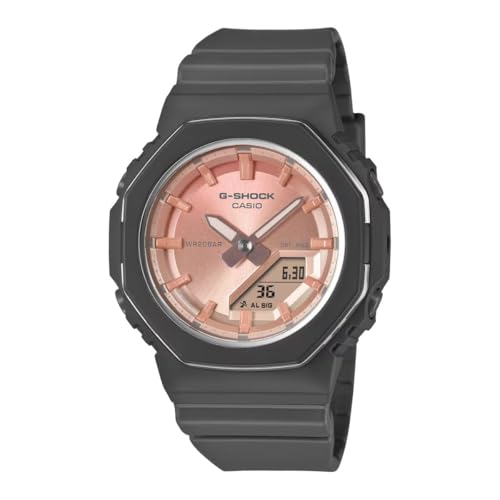 Detalle de Casio Montre Femme Quartz G-Shock rose – cadran dégradé et boîtier compact