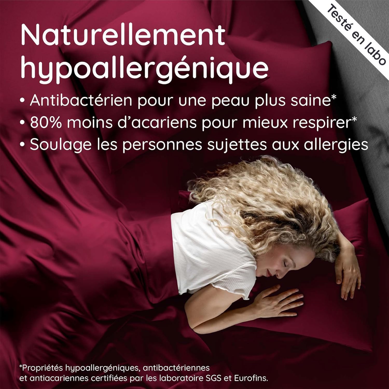 Thumbnail 5 de Bambaw Taie d'oreiller 65x65 Bambou – Lot de 2, hypoallergénique et anti-acariens