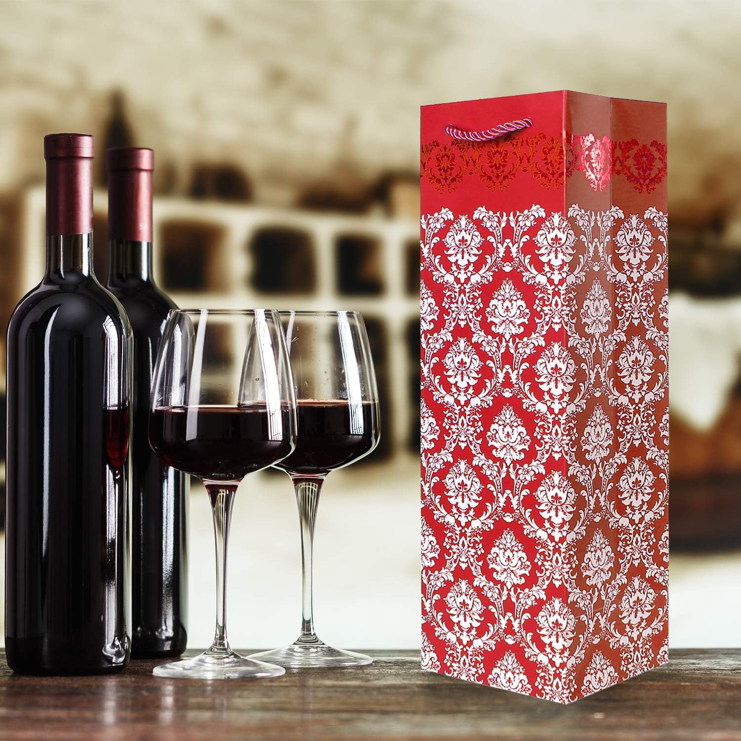 Thumbnail 4 de DonDon set da 10 sacchetti regalo per bottiglie di vino, Prosecco e Champagne