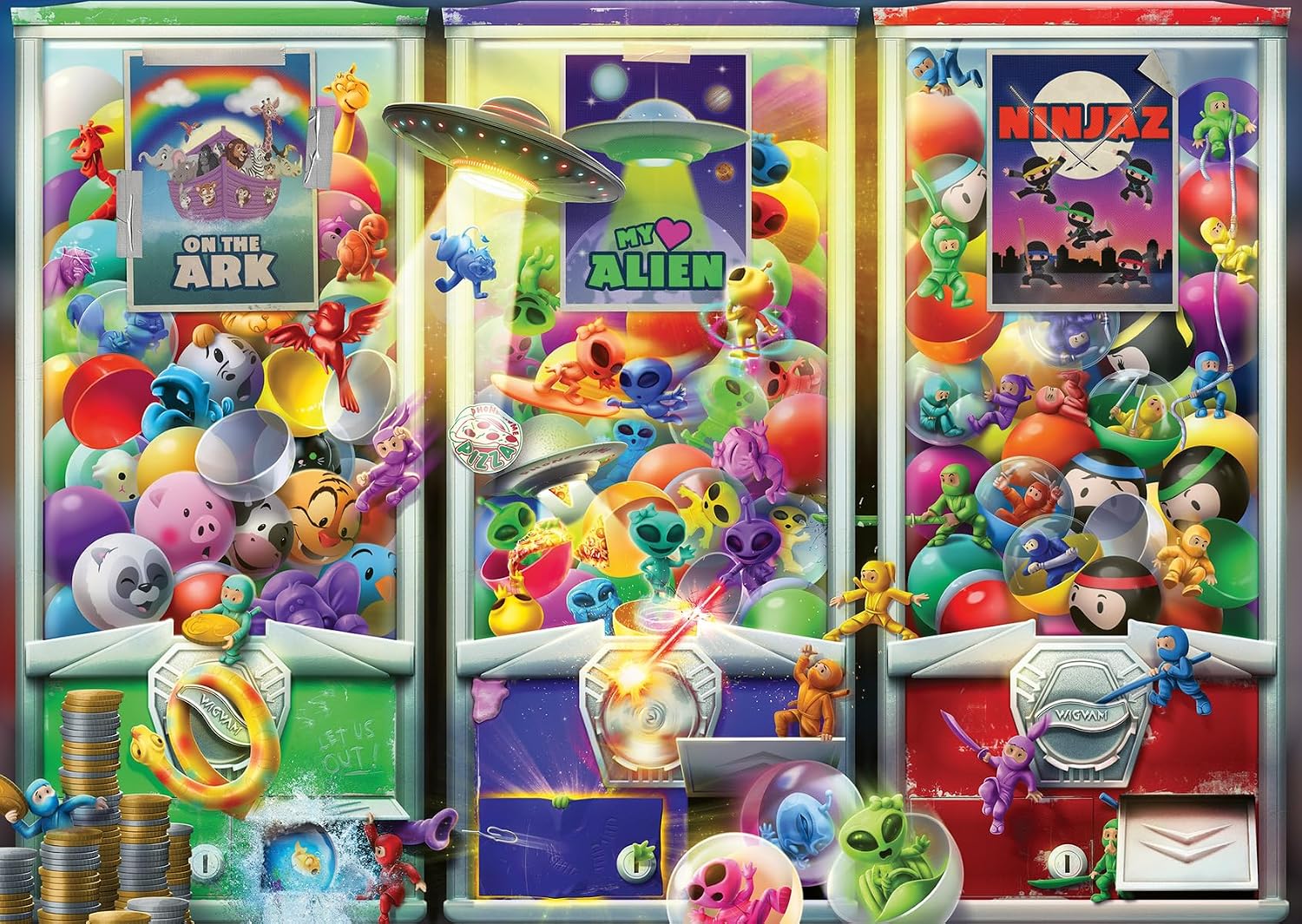 Detalle de Ravensburger Creature Fantastiche puzzle 1000 pezzi 50 x 70 🧩