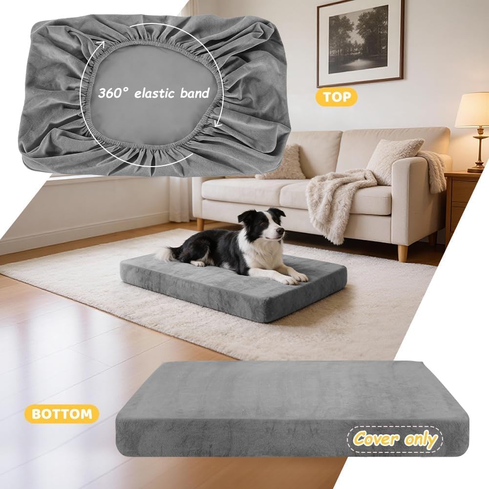 Thumbnail 4 de DUJUIKE Copriletto impermeabile per cani Grigio S