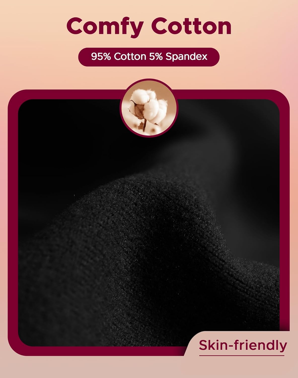 Thumbnail 4 de INNERSY Period Underwear for Women: High-Waisted, Leak-Proof Postpartum Panties (3-Pack)