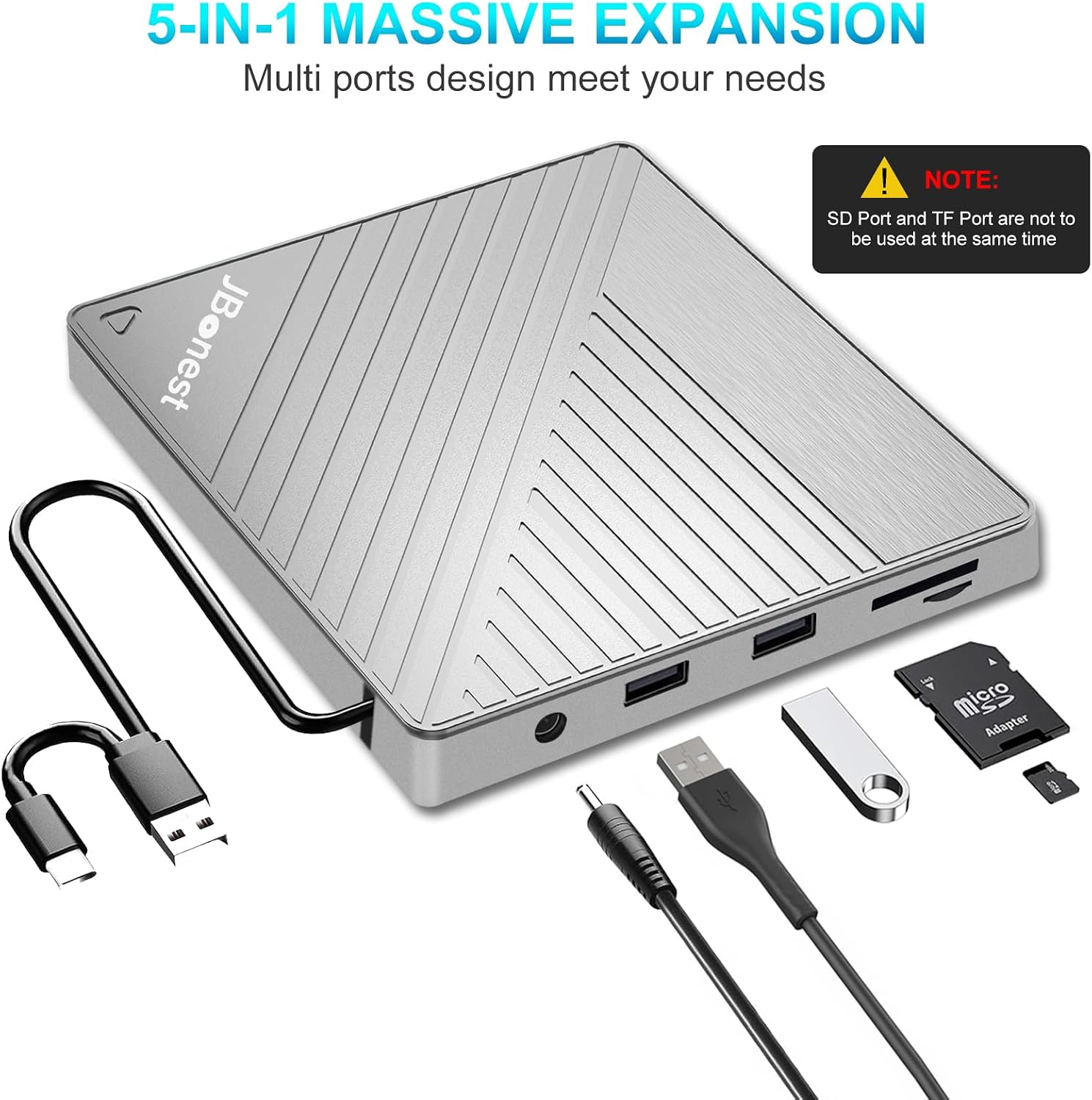 Detalle de Externes CD DVD Laufwerk USB 3.0 Typ-C