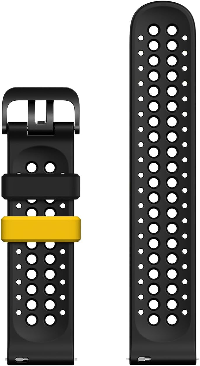 Detalle de Amazfit HYROX Cinturino Sportivo in Silicone 22 mm – compatibile con Balance 2, Balance, Bip 6, T-Rex 3, Cheetah Pro e altri