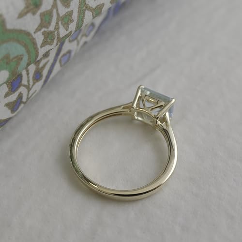 Thumbnail 4 de Baguette Blautopas Vergoldeter SterlingâSilber Ring 19 mm đ