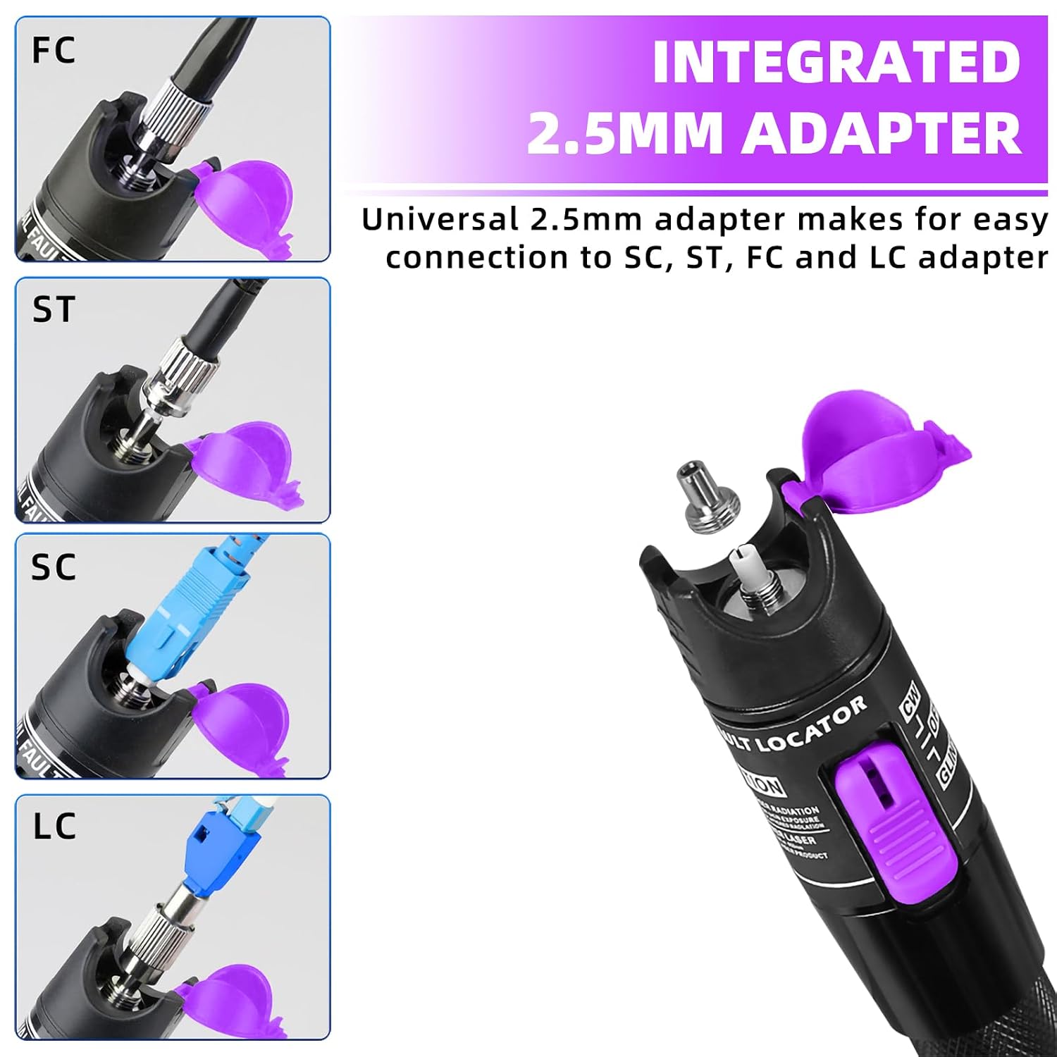 Thumbnail 2 de Localizzatore visivo guasti 70 mW VFL kit