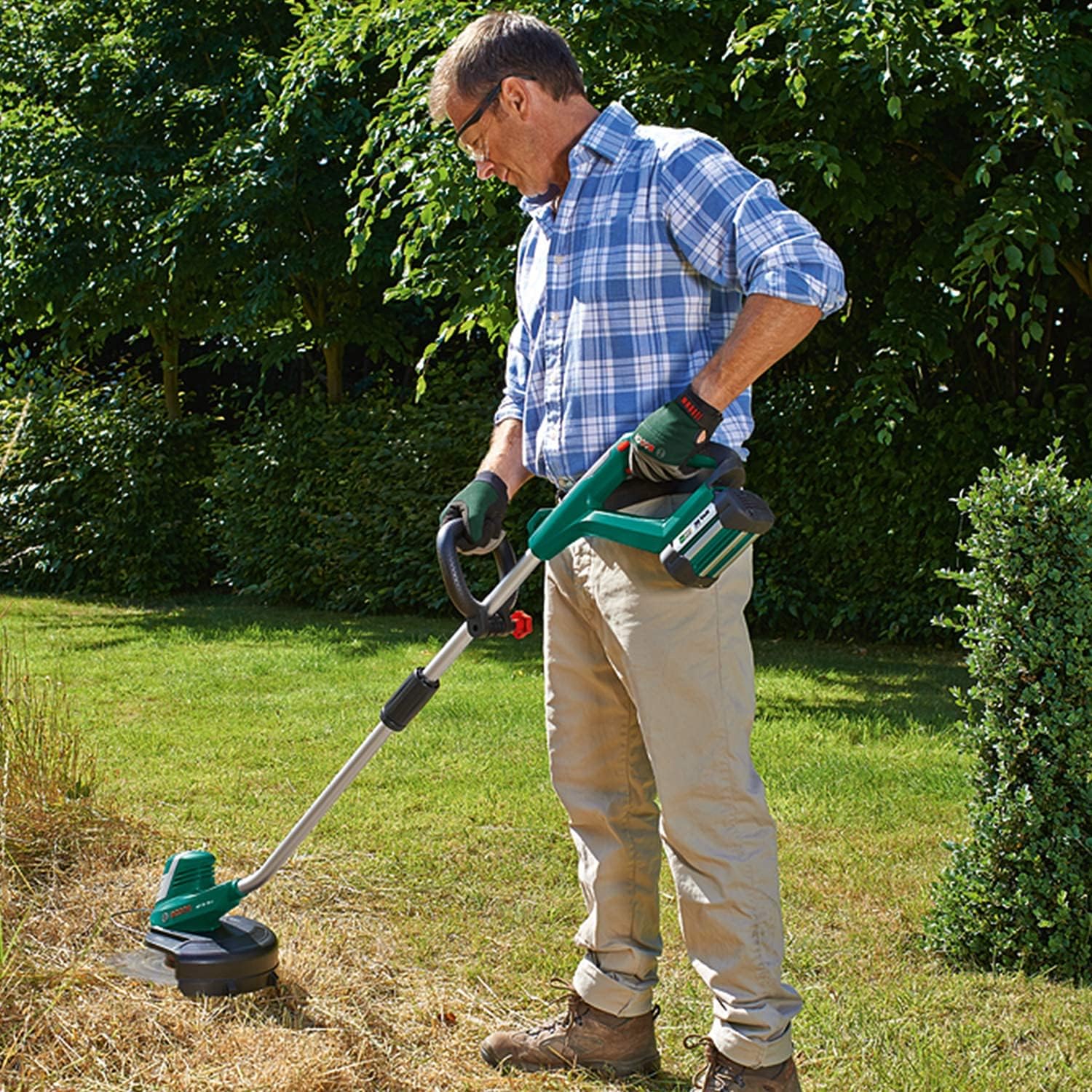 Thumbnail 4 de Bosch Coupe-Bordures sans fil AdvancedGrassCut 36 – livré sans batterie ni chargeur (Vert)