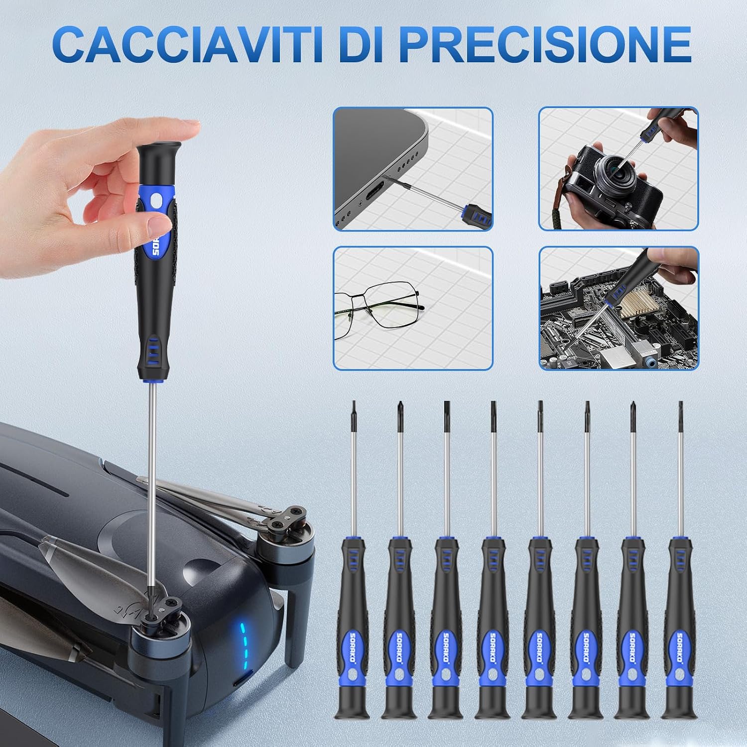 Detalle de SORAKO Set Cacciaviti 40 pezzi ðŸ›