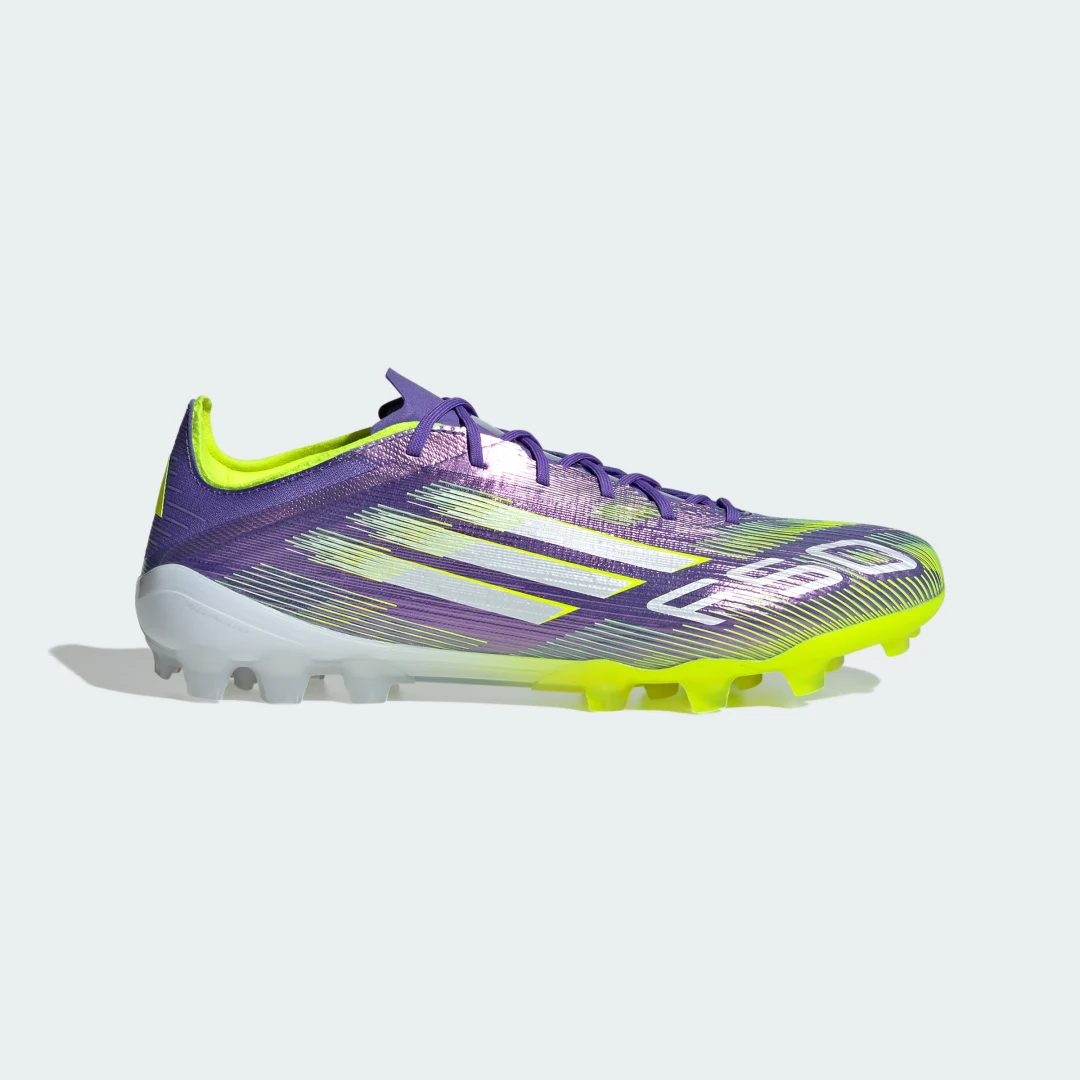 Detalle 2 de Adidas Bota de fútbol F50 Elite para césped artificial (2.ª y 3.ª generación) – color violeta