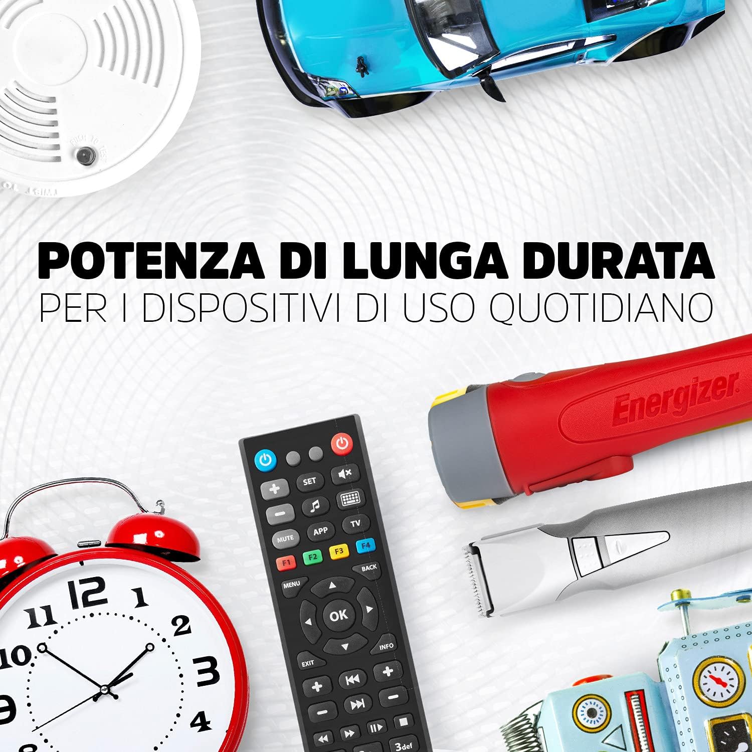 Detalle de Energizer Alkaline Power 9V - Confezione da 8 pile alcaline per rilevatori e giocattoli