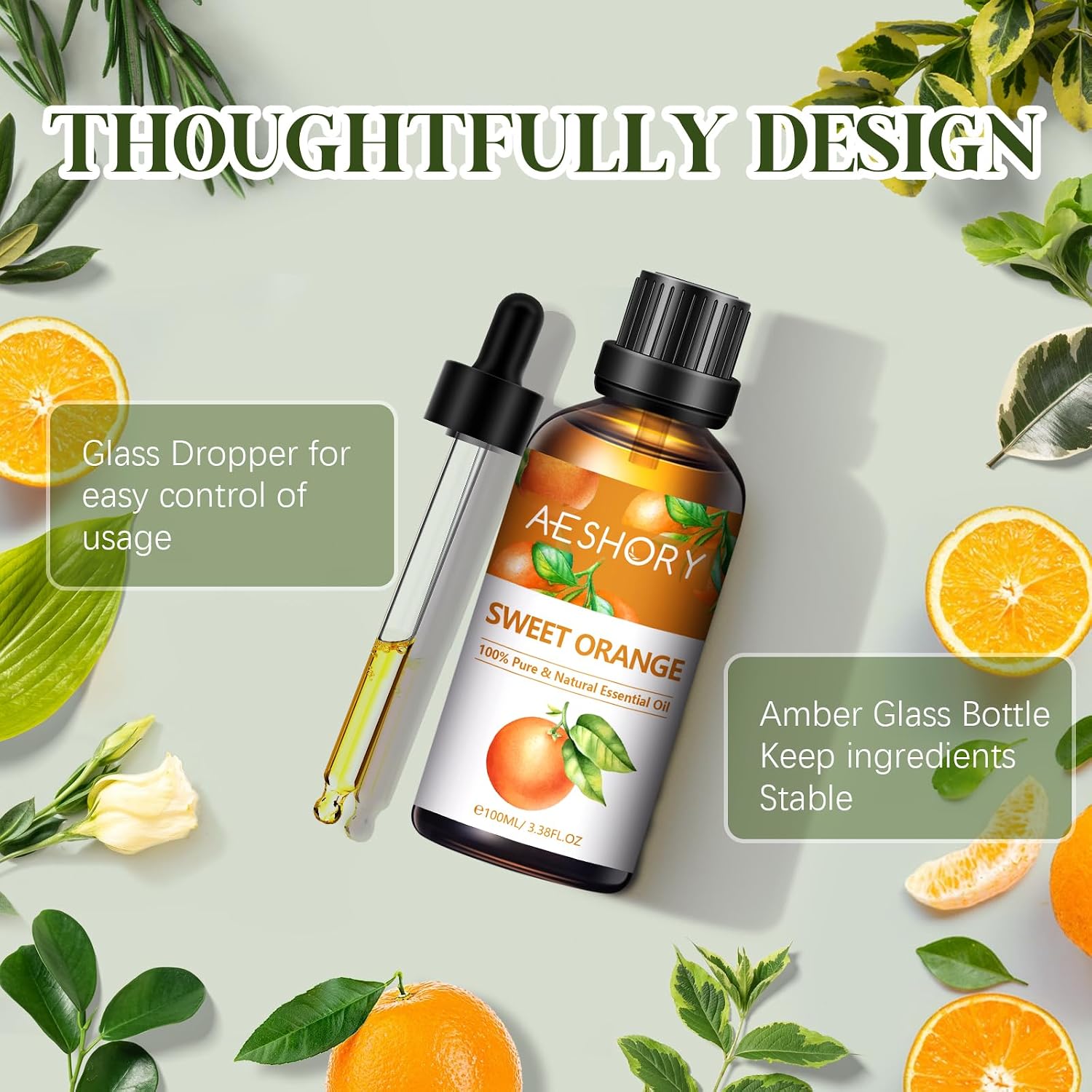 Thumbnail 2 de AESHORY Sweet Orange Essential Oil 100ml