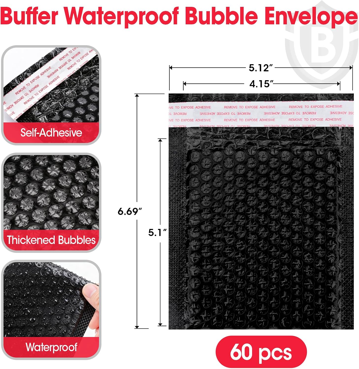 Detalle 1 de BGUP Trading Card Shipping Kit with 120 Protectors, 60 Mailers and 100 Bags