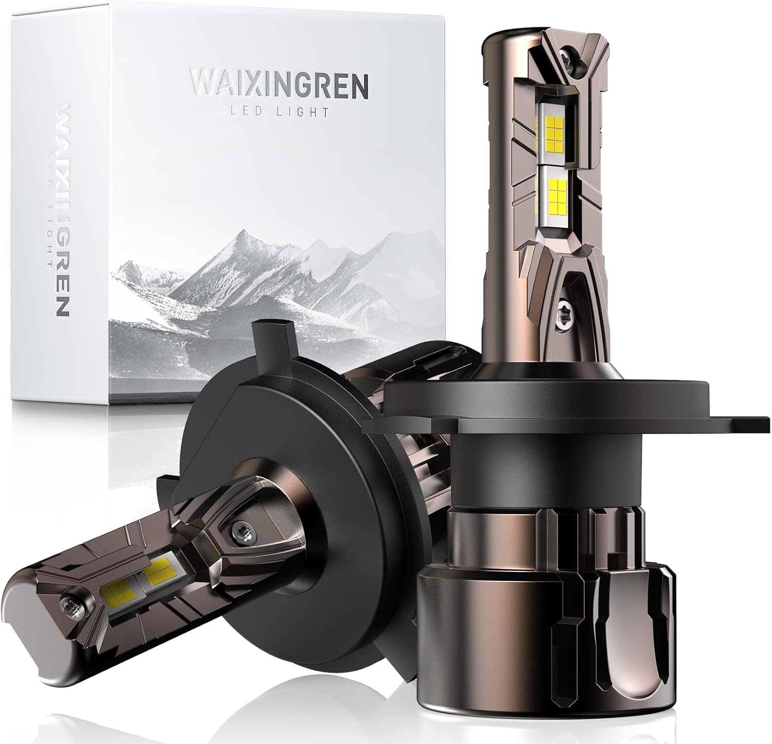 Detalle de WAIXINGREN H4 26000LM LED Headlight Bulbs